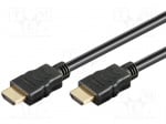 Кабел HDMI-HDMI HDMI.HE020.005 Кабел HDMI 1.4 HDMI щепсел от двете страни 0,5m черен